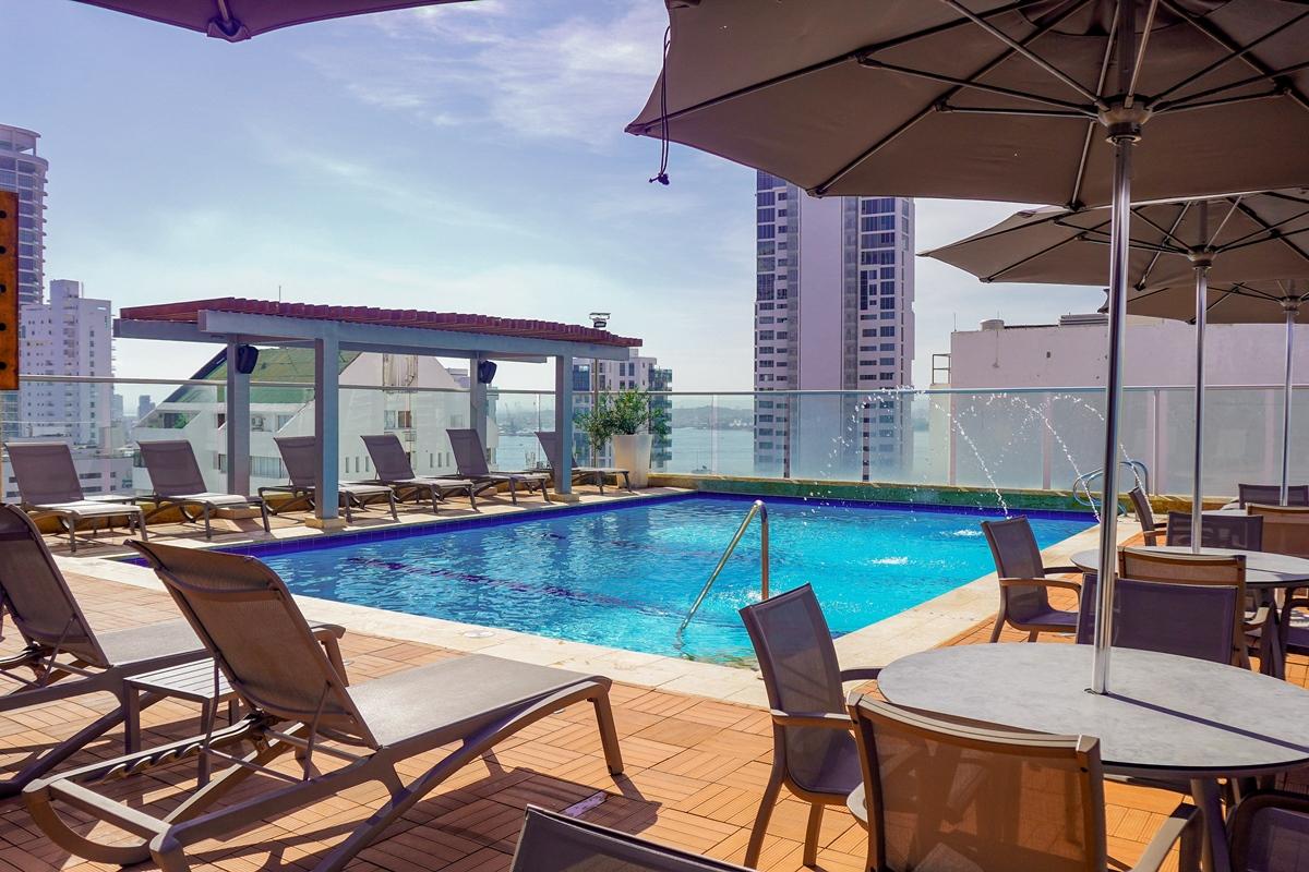 Hotel Capilla Del Mar Cartagena  Exterior foto Rooftop pool